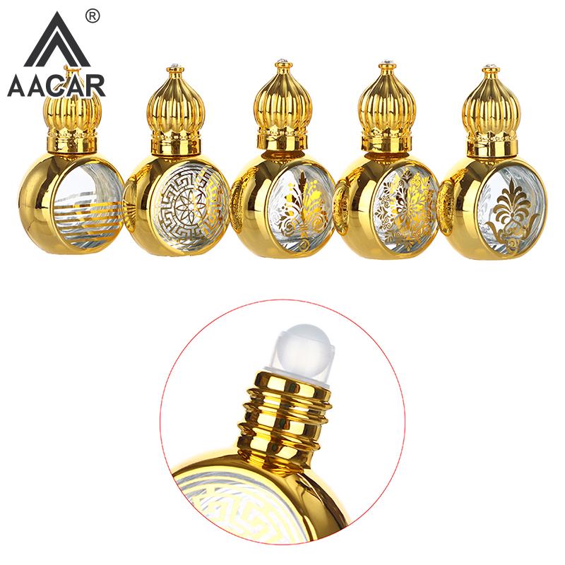 1pc 10ml Gold Arabic Crystal E - Attar Oil Roll On ulasan dan harga
