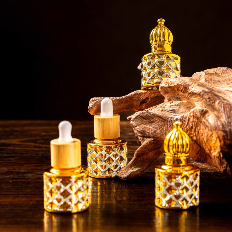 1pcs 8ML Empty Gold Glass Roll - Attar Oil Roll On ulasan dan harga