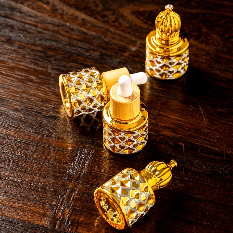 1pcs 8ML Empty Gold Glass Roll - Attar Oil Roll On ulasan dan harga