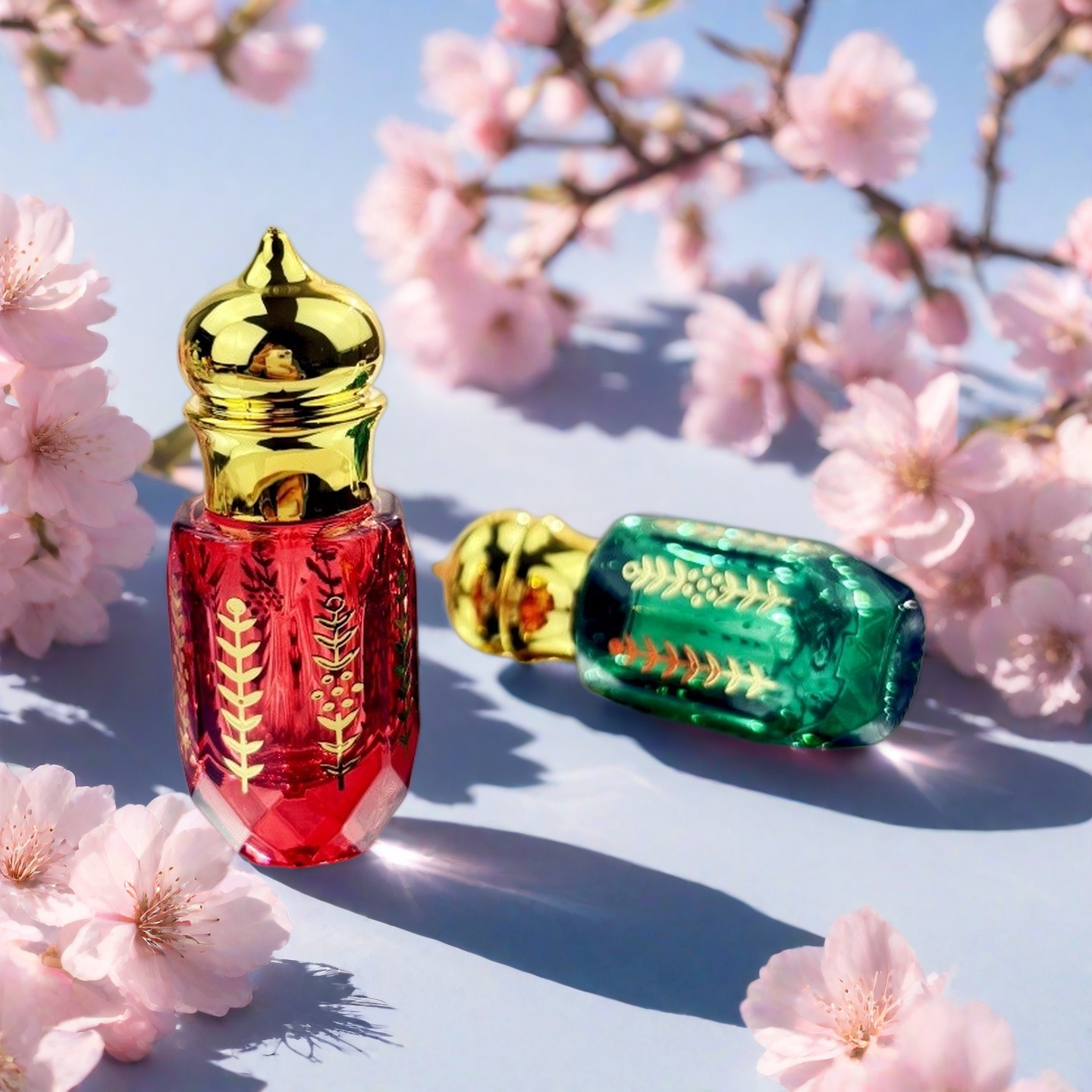 Colorful 6ml Glass Roll on Bot - Attar Oil Roll On ulasan dan harga
