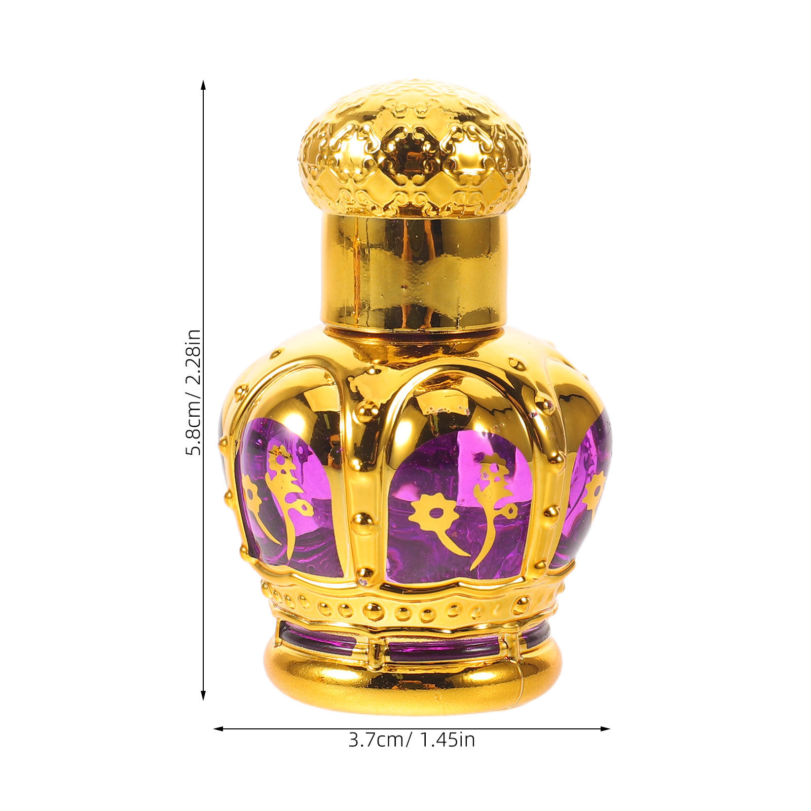 2Pcs 12Ml Refillable Glass Rol - Attar Oil Roll On ulasan dan harga
