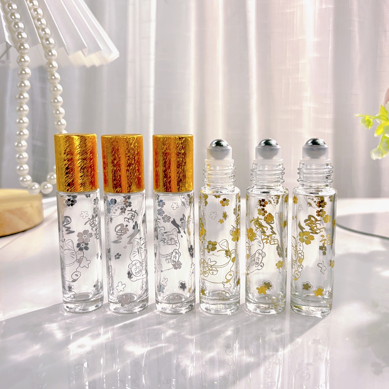 20pcs 10ml Clear Glass Roll-on - Attar Oil Roll On ulasan dan harga