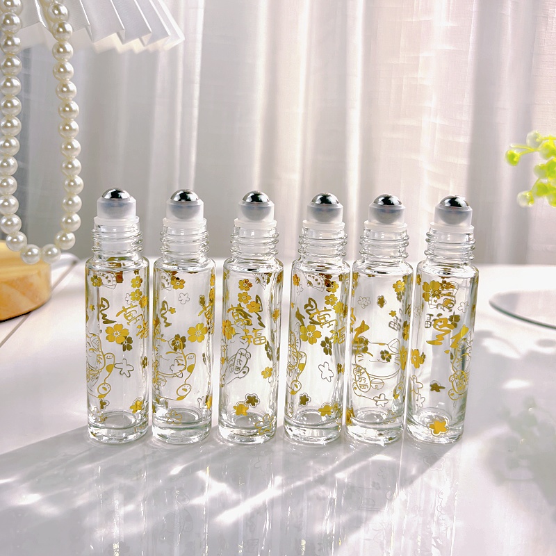20pcs 10ml Clear Glass Roll-on - Attar Oil Roll On ulasan dan harga
