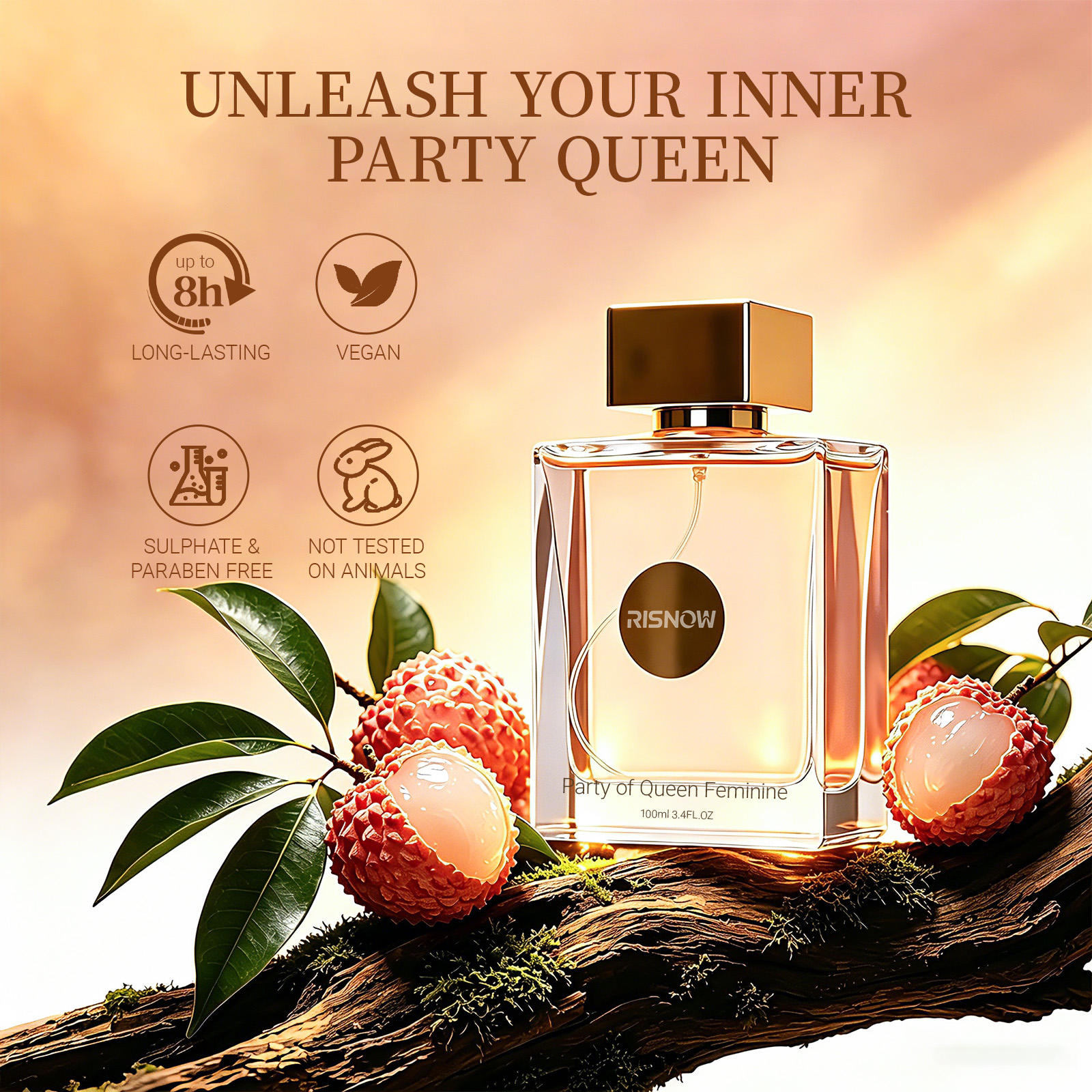 RISNOW Fruity Floral Fragrance - Fragrance Queen Perfume ulasan dan harga